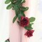 6 ft 3D Burgundy Chain SILK ROSES Garland Wedding Flowers Bouquets